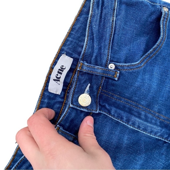 Acne Studios Needle Prospect Jeans Size 27 Blue - Picture 13 of 13